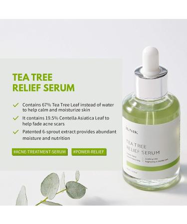 iUNIK Facial Serum Trio: Tea Tree Relief, Propolis Vitamin Synergy, Black Snail Restore - 1.71 Fl Oz Each - Buy Online on SooperMarket.com