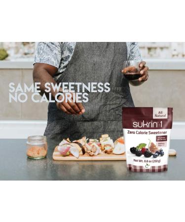 Sukrin 1 - All Natural Zero Calorie Sweetener for Keto & Low Carb Diets - 1lb Pack - Gluten Free, Vegan, Non GMO - Buy Online on SooperMarket.com