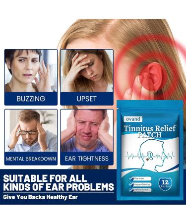 Tinnitus Relief Patches - Natural Herbal Formula for Ringing Ears | Improve Hearing & Boost Circulation - Buy Online on SooperMarket.com