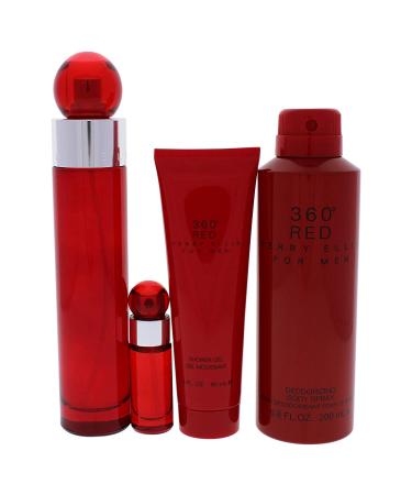Perry Ellis 360 Red Men's Gift Set - 4 Piece, 3.4oz - Buy Online on SooperMarket.com