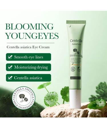 Nourishing Eye Cream with Centella Asiatica Extract Moisturizing Firming Repairing Anti-Wrinkle Centella Asiatica Eye Cream for Dark Circles and Puffy Eyes 20g - Buy Online on SooperMarket.com
