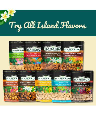Hamakua Macadamia Nuts - Large Hawaiian Grown Dry Roasted Macadamias (1.25 lb) - Natural Eco-Friendly Baking Nuts - Pack of 1 - Buy Online on SooperMarket.com