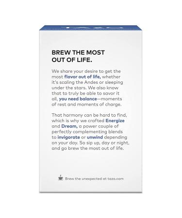 Tazo Dream Herbal Tea - 20 Tea Bags (1.41 oz) | Soothing & Relaxing Blend - Buy Online on SooperMarket.com