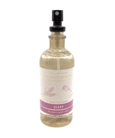 Bath & Body Works Aromatherapy Rose Lavender Sleep Pillow & Body Mist with Natural Essential Oils 5.3 Ounce