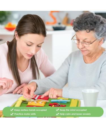 iFCOW Dementia Sensory Pad Fidget Blanket for Toddlers & Elderly - Educational Activities & Toys - Buy Online on SooperMarket.com