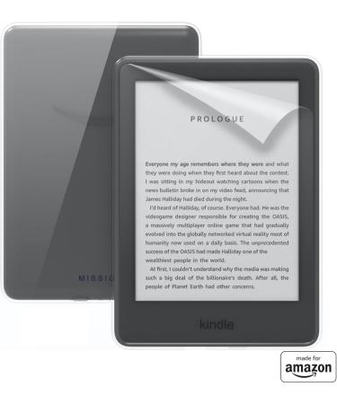 Made For Amazon Clear Case with Screen Protector for Kindle Paperwhite (4th Generation 2018 Release) - Buy Online on SooperMarket.com
