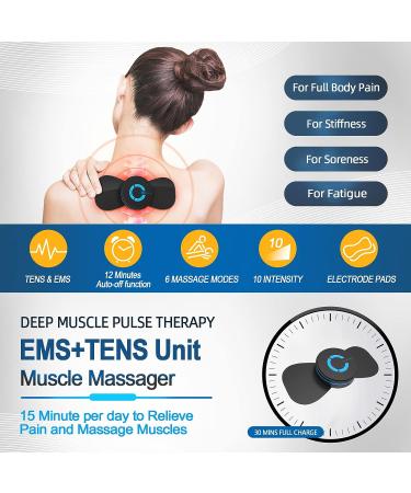 Keecham Tens Unit: Back Pain Relief Muscle Stimulator | Fast & Effective Pain Relief - Buy Online on SooperMarket.com