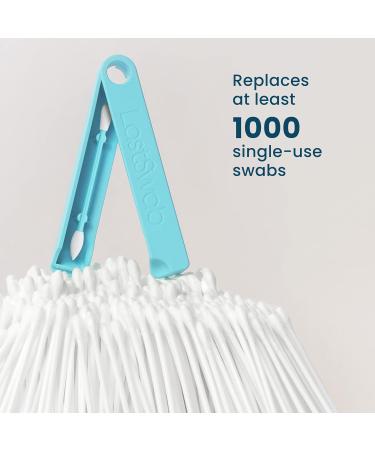 LASTSWAB Beauty Reusable Cotton Swab - Eco-Friendly Makeup Remover | LastObject | Danish Design | Blue Q-tips - Buy Online on SooperMarket.com