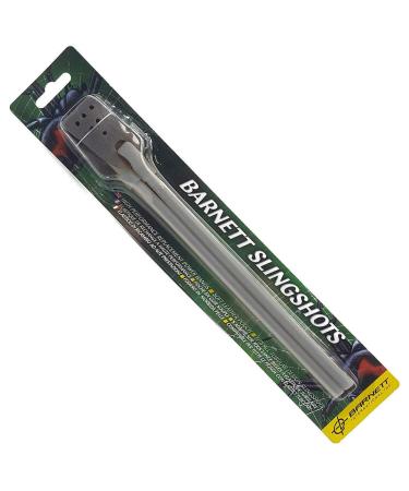 Barnett Power Band, Standard Rubber Elastic Slingshot Replacement Band with Pouch, Grey Elastic