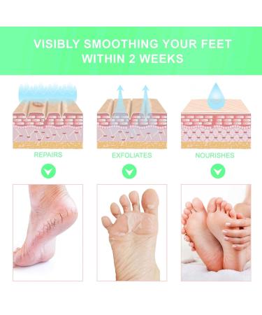 Moisturizing Foot Mask & Corn Removal Socks - Repair Calluses Dry Skin & Cracked Heels Effective Foot Care Solution - Buy Online on SooperMarket.com