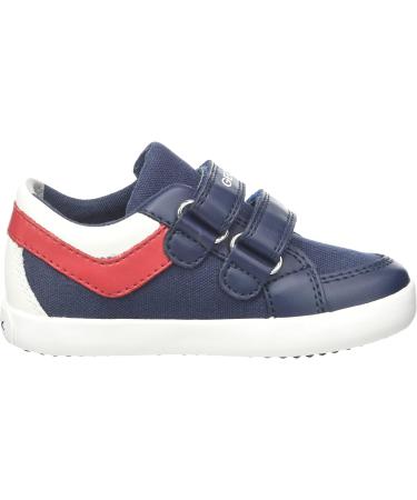 Geox Boy's B Gisli B Sneakers - Navy Dk Red - Size 6 UK Child - Buy Online on SooperMarket.com