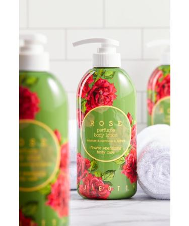 Rose Perfume Body Lotion 16.9 FL OZ | Hydrating & Fragrant | International Shipping Available - Buy Online on SooperMarket.com