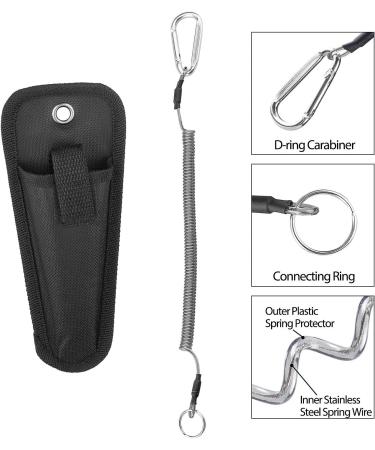 BASUNE Fishing Pliers + Hook Remover & Line Cutter Set with Nylon Sheath - Curved Nose, Fishing Tackle Tool for Easy Hook Removal - Blue - Buy Online on SooperMarket.com
