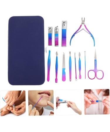 Mikinona 1 Set Nail Set Nail Tools Manicure Grooming Kit Pedicure Care Tools Manicure Grooming Tool Needle Cuticle Pusher Kit Manicure Kit Clip Trimmer Nail Art Supplies Stainless Steel - Buy Online on SooperMarket.com