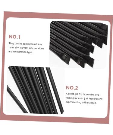 Healeved 24 Pcs Eyeliner Brush Eye Shadow Brush Eye Pencil Eyeliner Makeup Eyeshadow Brushes Black - Buy Online on SooperMarket.com