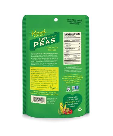 Karen's Naturals Just Peas 3.5 oz (Pack of 6) - Freeze-Dried Peas (Packaging May Vary) - Buy Online on SooperMarket.com