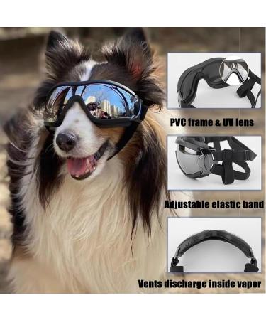 Tsathoggua Dog Goggles Dog Sunglasses with Elastic Strap UV Pet Goggles Protect Dog's Eyes for UV Wind Dust and Fog Medium/Large Breed - Buy Online on SooperMarket.com