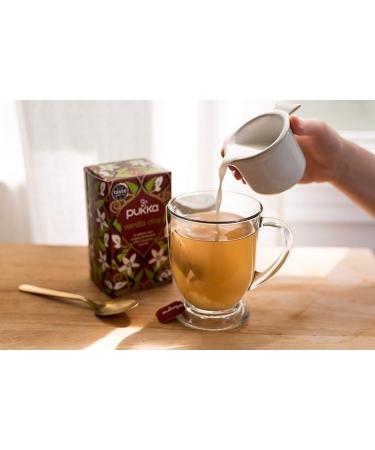 Pukka Organic Tea Bags Vanilla Chai Herbal Tea with Cinnamon & Cardamom Perfect for Caffeine-free Pick-me Up 20 Count (Pack of 6) 120 Tea Bags - Buy Online on SooperMarket.com