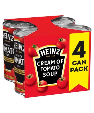 Heinz Cream of Tomato Soup 400 g 4 Count (Pack of 1) Cream of Tomato x4