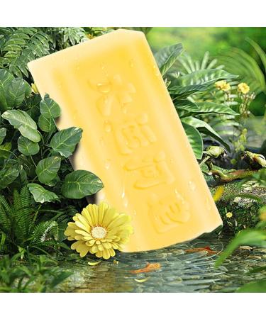 Grand Canal Soap Bar Underwear Cleaning Soap Laundry Soap Whitening Soap Underwear Clean Soap Bar Removing Odors and Stains for Baby & Kids (Color : Yellow Size : 8pcs) 8pcs Yellow