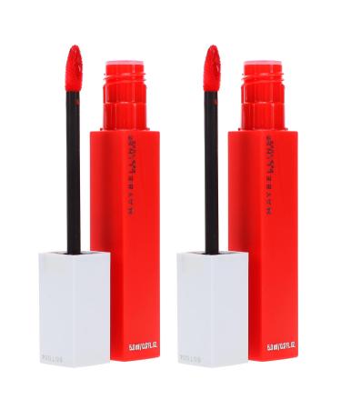 Maybelline SuperStay Matte Ink Liquid Lipstick 320 - Pack of 2 - Buy Online on SooperMarket.com