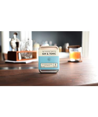 Premium Gin & Tonic Cocktail Kit by The Cocktail Box Co. - Hand Crafted Cocktails - Great Gift & Travel Companion (1 Kit) - Buy Online on SooperMarket.com