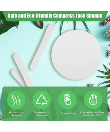 120 Pcs Compressed Face Cleansing Sponges by Luxiv - Exfoliating Makeup Removal Sponges for Women - Buy Online on SooperMarket.com