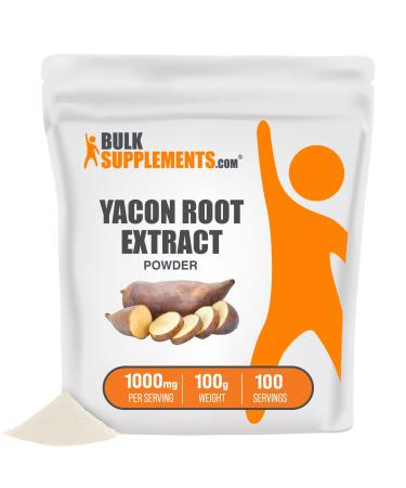 BulkSupplements.com Yacon Root Extract - Keto Sweetener - Sugar Substitutes - Fiber Sweetener - Natural Sweetener - Keto Sugar Substitutes (100 Grams - 3.5 oz) 3.5 Ounce (Pack of 1)