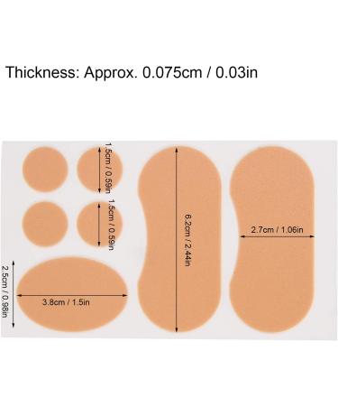 7pcs Wear Resistant Man Foot Protector Heel Sticker for Corn & Callus Removal - Buy Online on SooperMarket.com