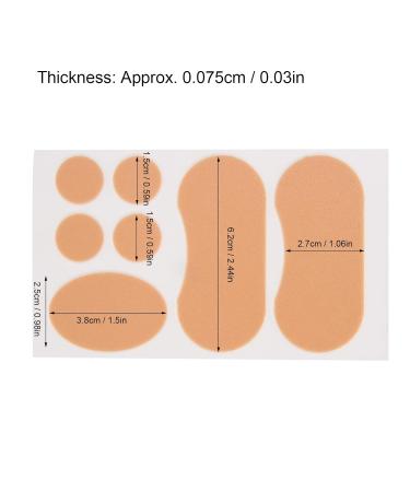 Non-Slip Heel Sticker with Callus Cushions - PE Foam Material, Wear Resistant - for Women, Corn and Callus Remover - Buy Online on SooperMarket.com