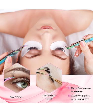 7-Piece Precision Eyelash Extension Tweezers Kit for Professional & Beginners | Lash Tech Cosmetology Tools for Volume & Individual Lash Extensions - Buy Online on SooperMarket.com