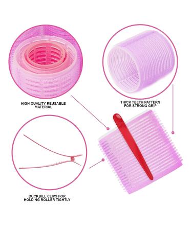 Jumbo Hair Rollers for Long Hair | Bmeliora Purple Rollers - Buy Online on SooperMarket.com