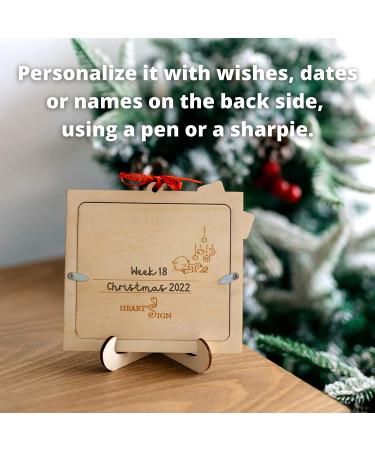 Heart's Sign Bump 1st Christmas Ornament 2022 | Ultrasound Frame for Mom To Be | New Mom Gifts - Buy Online on SooperMarket.com