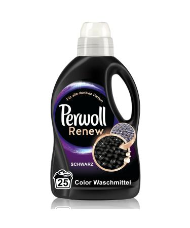 Perwoll Renew Black Detergent For All Dark Colors Strengthens Fibers and Improves Color (25 Washes)