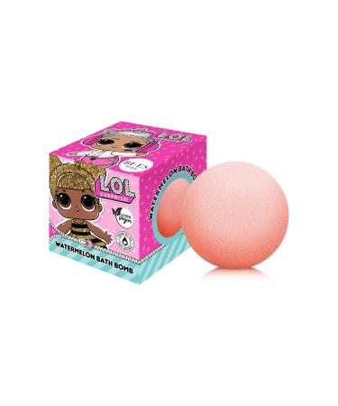 LOL Surprise Watermelon Bath Bomb for Kids with Essential Oil and 100% Vegan 165g Watermelon 165 ml (Pack of 1)