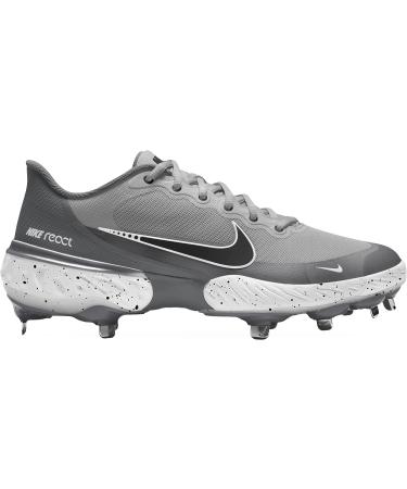 Nike Men's Alpha Huarache 3 Varsity Low Metal Baseball Cleats - Size 8.5 (Grey/Black) - Buy Online on SooperMarket.com