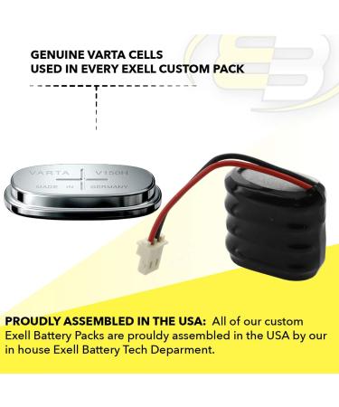 4/V150H-C NiMH 4.8V 150mAh Battery - Genuine VARTA Cells for Quick Check 150/200 Emergency Lights & Energy Backup - Buy Online on SooperMarket.com