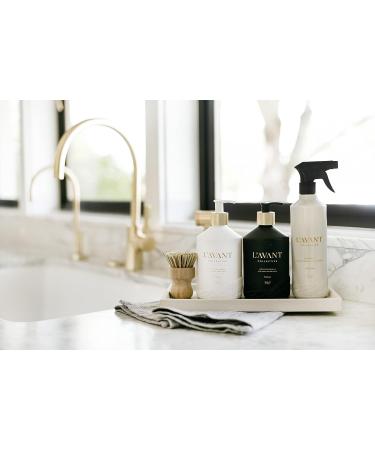 L'AVANT Collective Fresh Linen Hand Soap - Luxurious Ingredients in Reusable Glass Bottle (16 Fl Oz) - Buy Online on SooperMarket.com