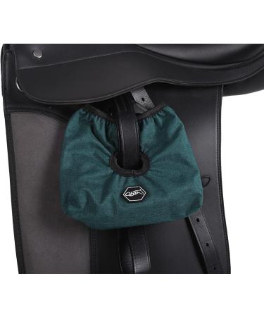 NETPROSHOP Stirrup protector with hole for straps and fleece lining to protect the saddle colour: dark green - Buy Online on SooperMarket.com