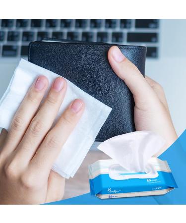 Beautifier Life 75% Alcohol Hand Sanitizer Wet Wipes with Aloe & Vitamin E - 200 Count for Men, Women & Kids - Buy Online on SooperMarket.com