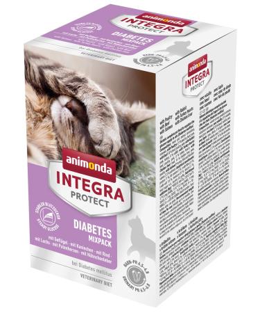 Animonda Integra Protect wet feed cat integra protect adult diabetes cat food wet for adult cats mix pack 6 x 100g meat 100 g (6 Pack)