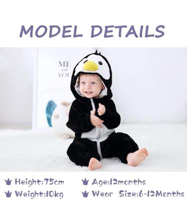 COOKY.D Unisex Winter Animal Hooded Baby Romper - Black Bird (18-24 Months) - Buy Online on SooperMarket.com
