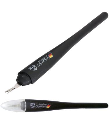 THREE SWORDS - Cuticle knife cuticle remover with V-blade (1 piece) - Brand quality - Made in Germany