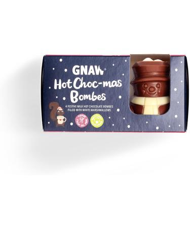 Gnaw Chocolate Melting Snowman and Santa Hot Chocolate Bomb Gift Set - 105g - Buy Online on SooperMarket.com
