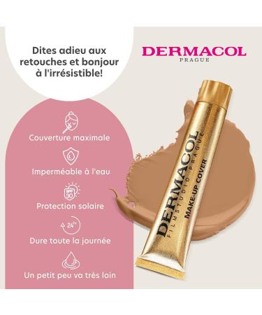 Dermacol Full Coverage Foundation  Liquid Makeup Matte Foundation with SPF 30 - Buy Online on SooperMarket.com