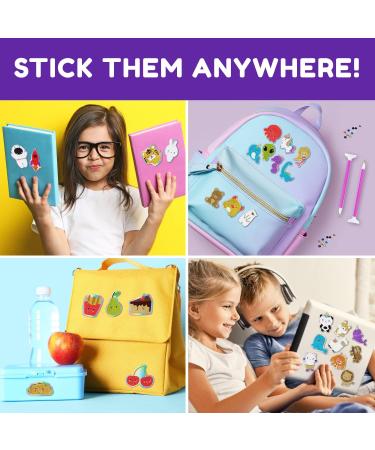 Kawaii Diamond Painting Stickers for Kids - Holographic Gem Art Kits with Diamond Art Stickers - Fun Diamond Painting for Kids - Buy Online on SooperMarket.com