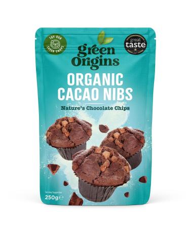 Green Origins Organic Cacao Nibs Raw 250g