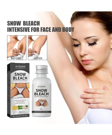 Snow Bleach Cream - Skin Bleaching & Underarm Whitening for Private Parts (2oz) | Effective Skin Corrector for Intimate Areas - Buy Online on SooperMarket.com