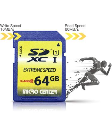 Micro Center 64GB Class 10 SDXC Flash Memory Card 2 Pack - Trail Camera SD Cards - Buy Online on SooperMarket.com