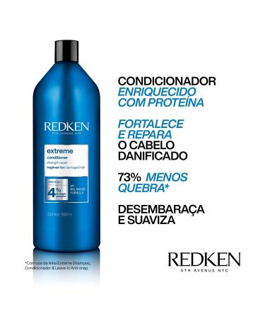 Redken Extreme Conditioner for Brittle & Damaged Hair | Anti-Hair Break | Interlock Protein Network - 1 Piece - Buy Online on SooperMarket.com